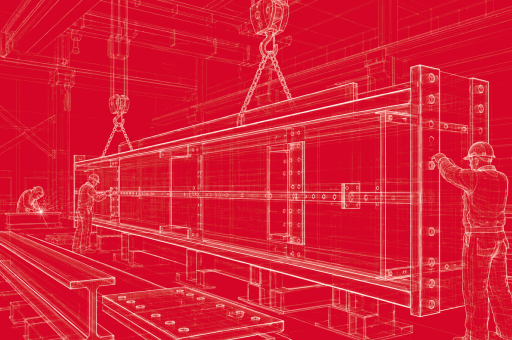 Built-Up Fabrication of Heavy Beams