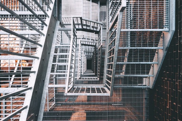Outdoor Steel Staircase