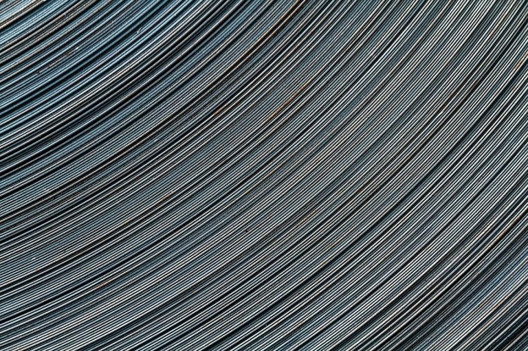 stack of steel coils