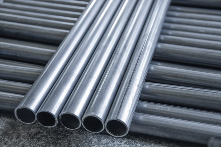 stack of steel pipes