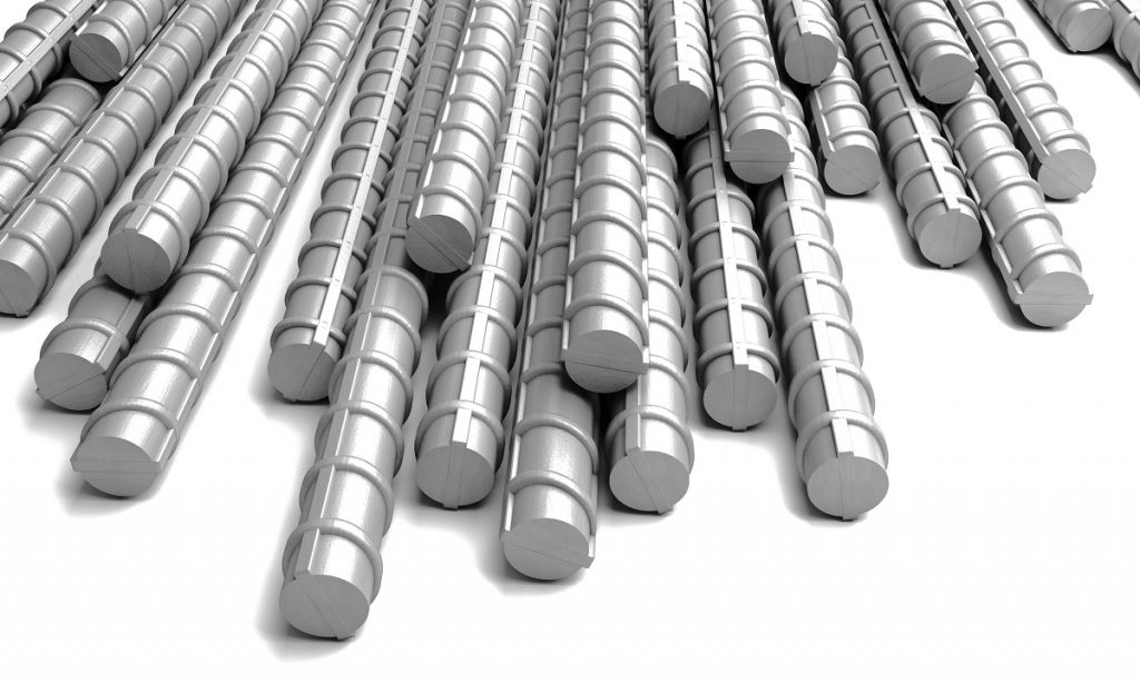 photo of stack of rebars