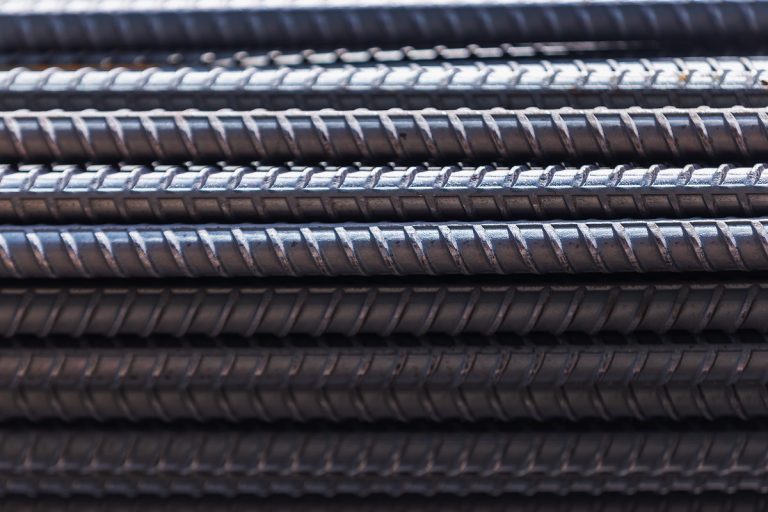 closeup steel bars