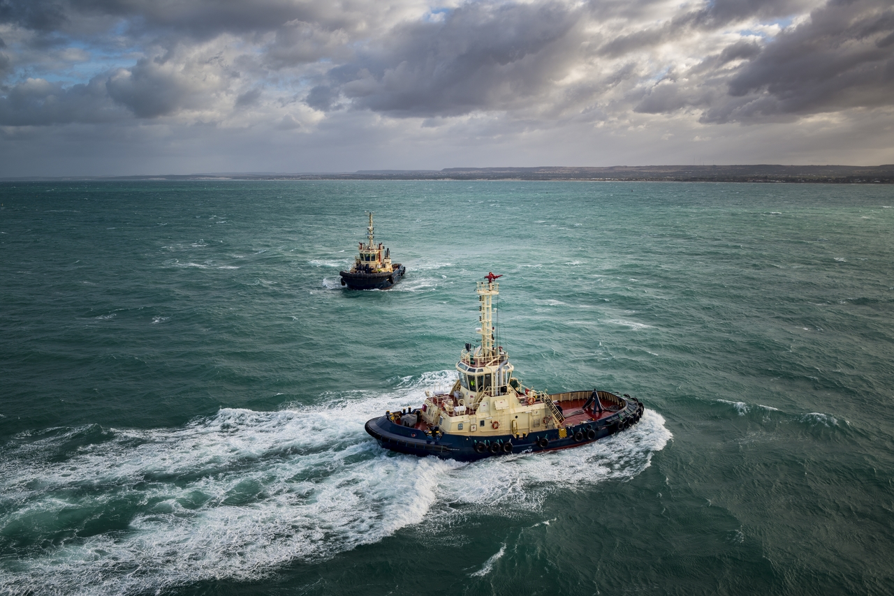 Ships on the sea