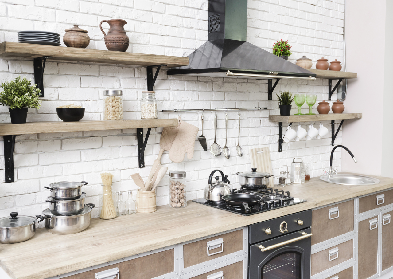 Industrial style kitchen