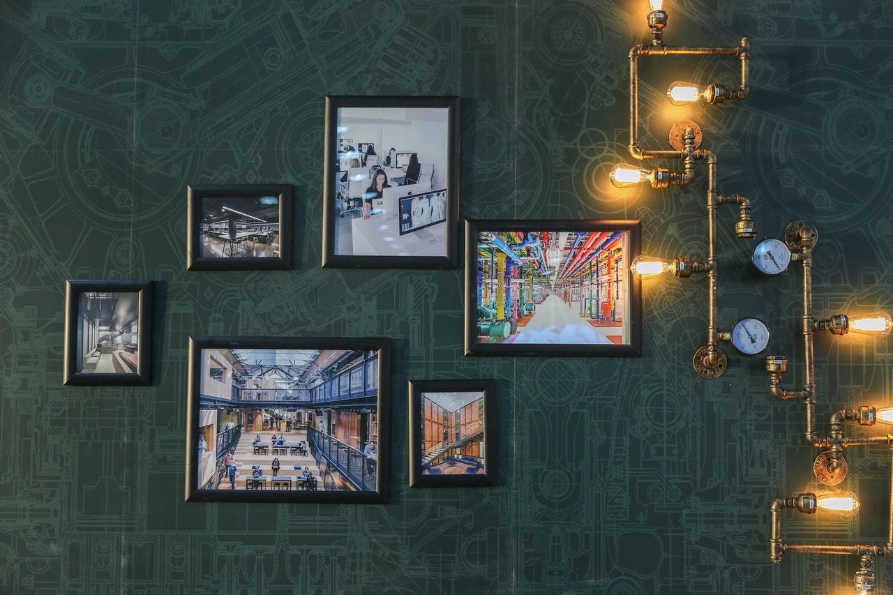 Picture frames and metal wall art