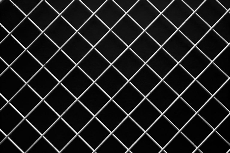 Wire mech on black background