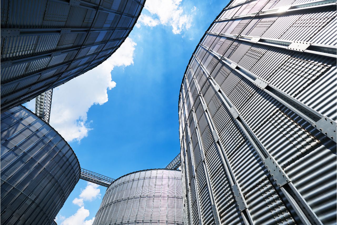 Steel metal building